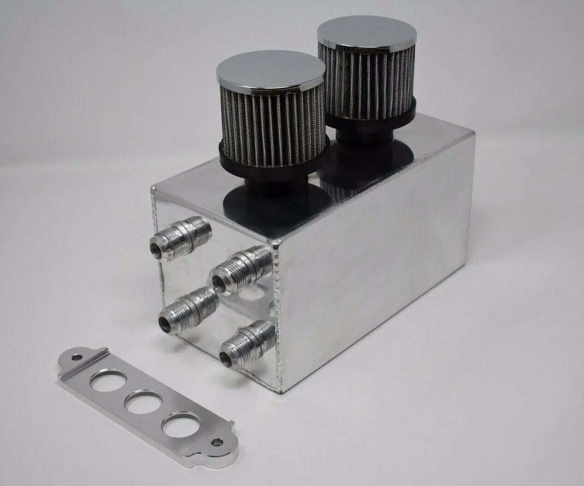 Pro Series Oil Catch Can For Honda Civic Acura Integra 4 Port -10AN