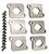 2.0TFSI Coil Conversion Adapter Plates For Audi B5 S4 C5 A6 Allroad 2.7T Quattro - JackSpania Racing
