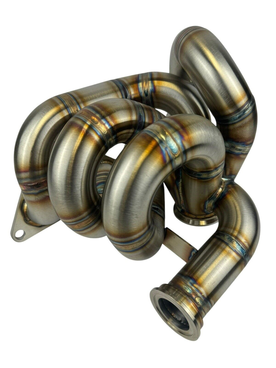316SS Tubular Turbo Manifold Evo 7 8 9 4G63 44mm | JackSpania Racing