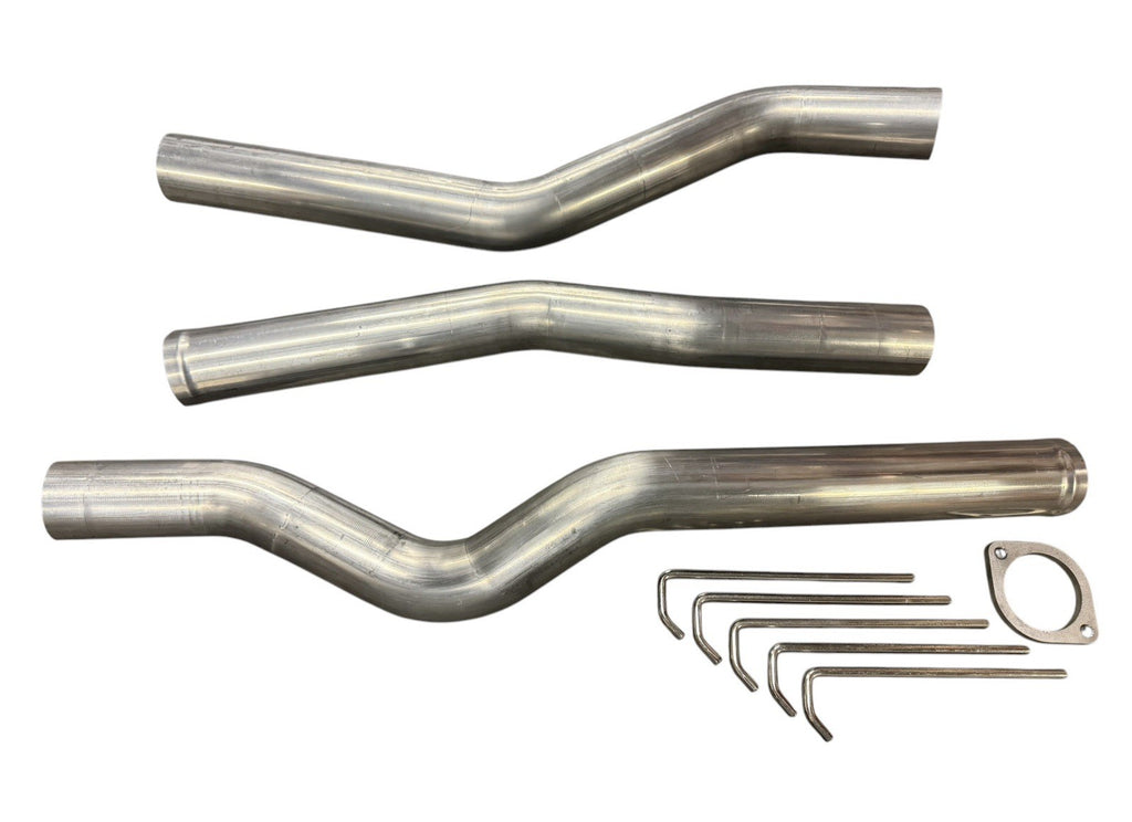 3” 3 Inch High Flow Mandrel Bent Exhaust Piping Tubing Pipe For Acura RSX 02-06