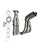 K Swap K20 K24 Exhaust Header 2 Bolt 4-2-1 Tri-Y EK EG DC2 Civic Pipe