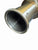 Brushed Rolled Tip Muffler Stainless Steel Universal Inlet 3" Outlet Spoon Style