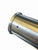 Brushed Rolled Tip Muffler Stainless Steel Universal Inlet 3" Outlet Spoon Style