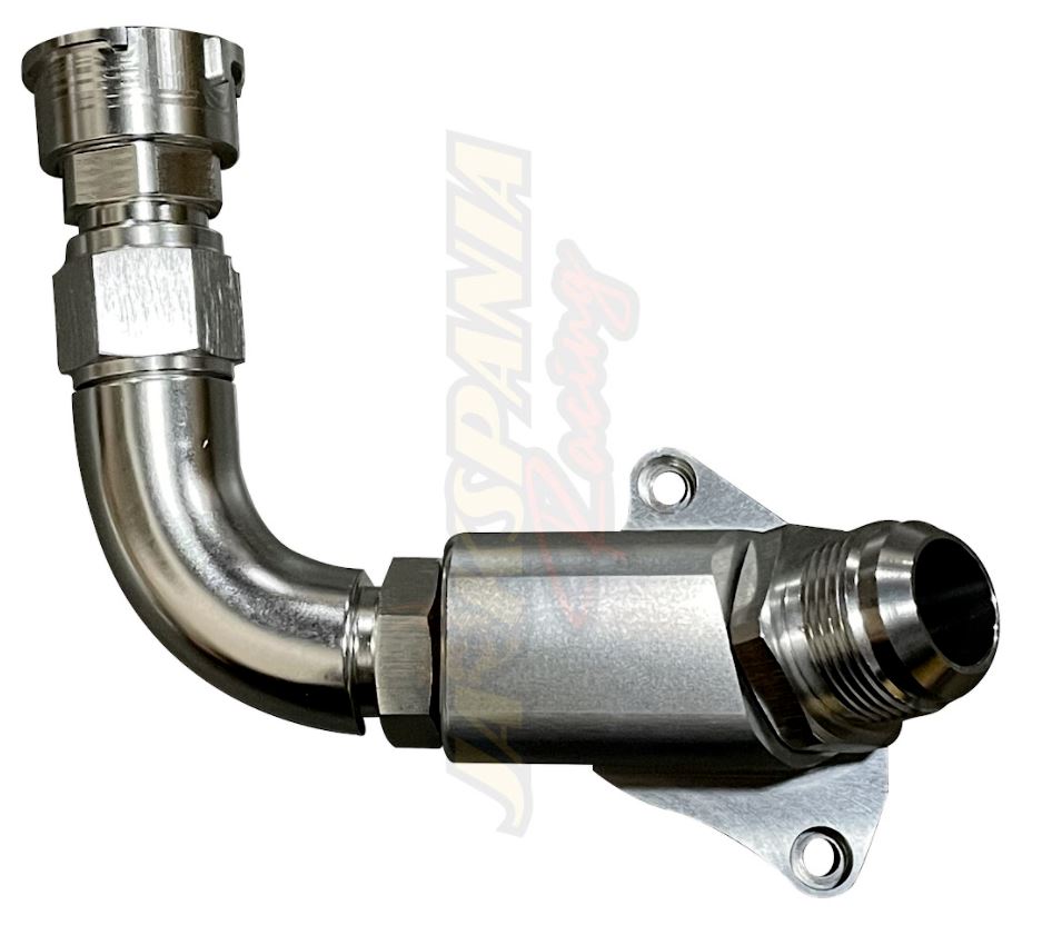 Upper Coolant Housing Filler Neck B16 B18C5 16AN Fitting Type R Civic DC2 Si CRX - Jack Spania Racing