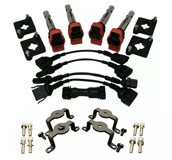 Audi 2.0T Coil Conversion ICM Bypass Kit R8 Coilpack Plates (97-99.5 1.8T) B5 A4 - Jack Spania Racing
