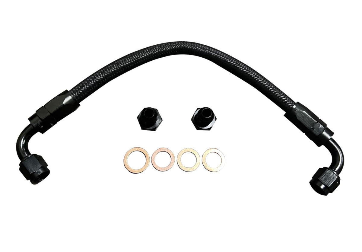 Power Steering Delete Line Braided Loop Hose 0204 Acura Honda RSX Typ
