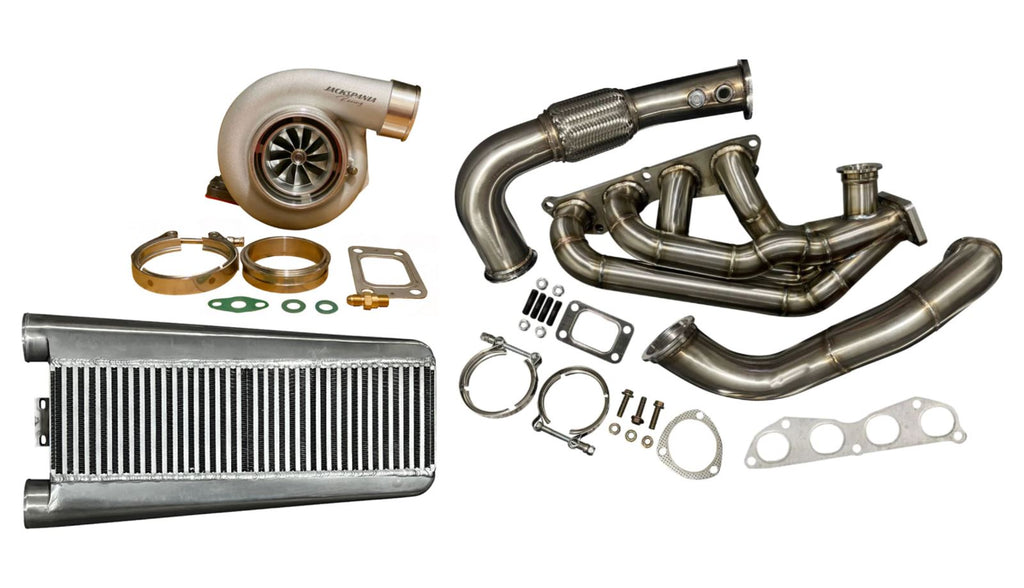 K Swap K Series K20 K24 Turbo Sidewinder Manifold Intercooler GT35 T3 .82 EG EK - Jack Spania Racing