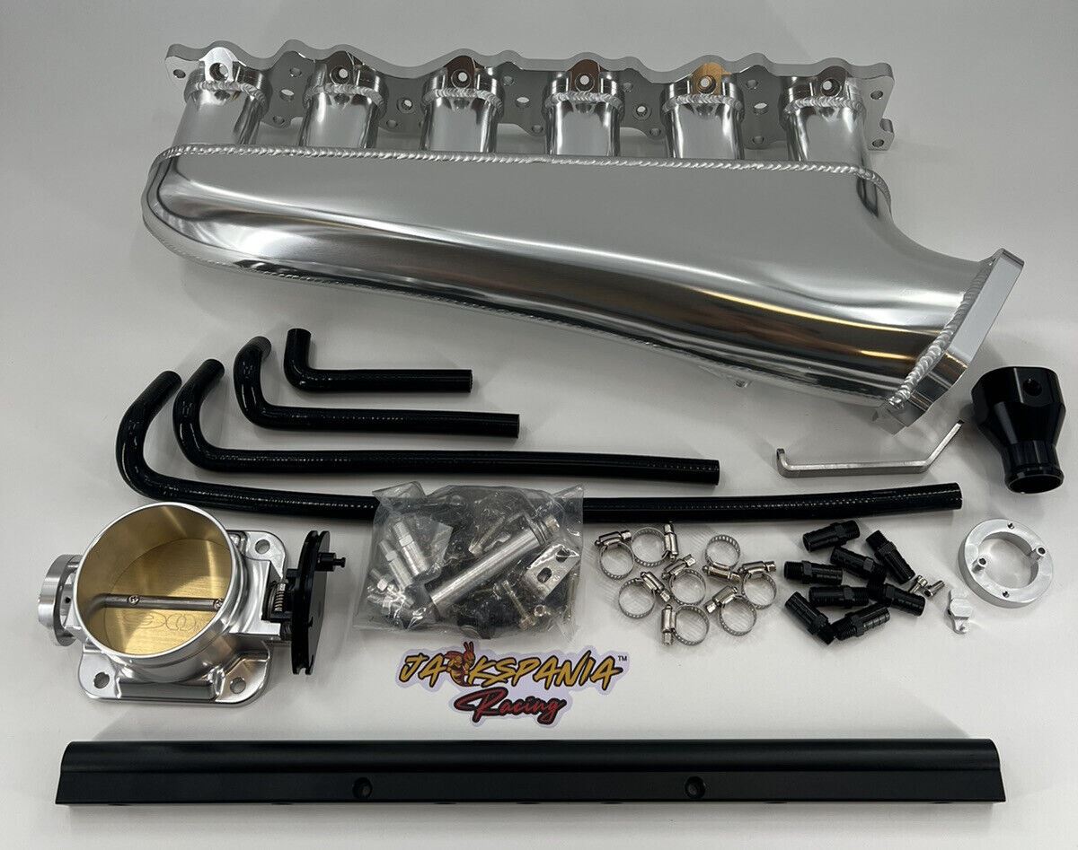 RB26 RB26DET Intake Manifold Fuel Rail Throttle Body 90mm JackSpania