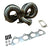 D Series AC PS Compatible T3 Turbo Manifold GSR D15 D16 For Civic EG EK DC2 44mm - Jack Spania Racing