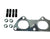 D Series AC PS Compatible T3 Turbo Manifold GSR D15 D16 For Civic EG EK DC2 44mm - Jack Spania Racing