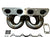 D Series AC PS Compatible T3 Turbo Manifold GSR D15 D16 For Civic EG EK DC2 44mm - Jack Spania Racing