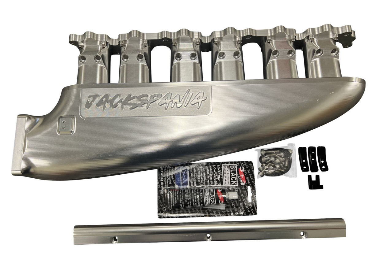 2jz Fully Billet 2JZ GTE Intake Manifold 6 12 Injector Fuel Throttle Body