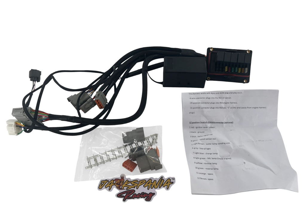 K Series Chassis Adapter Race Relay Fuse Box Lead Harness K20 K24 - JackSpania Racing