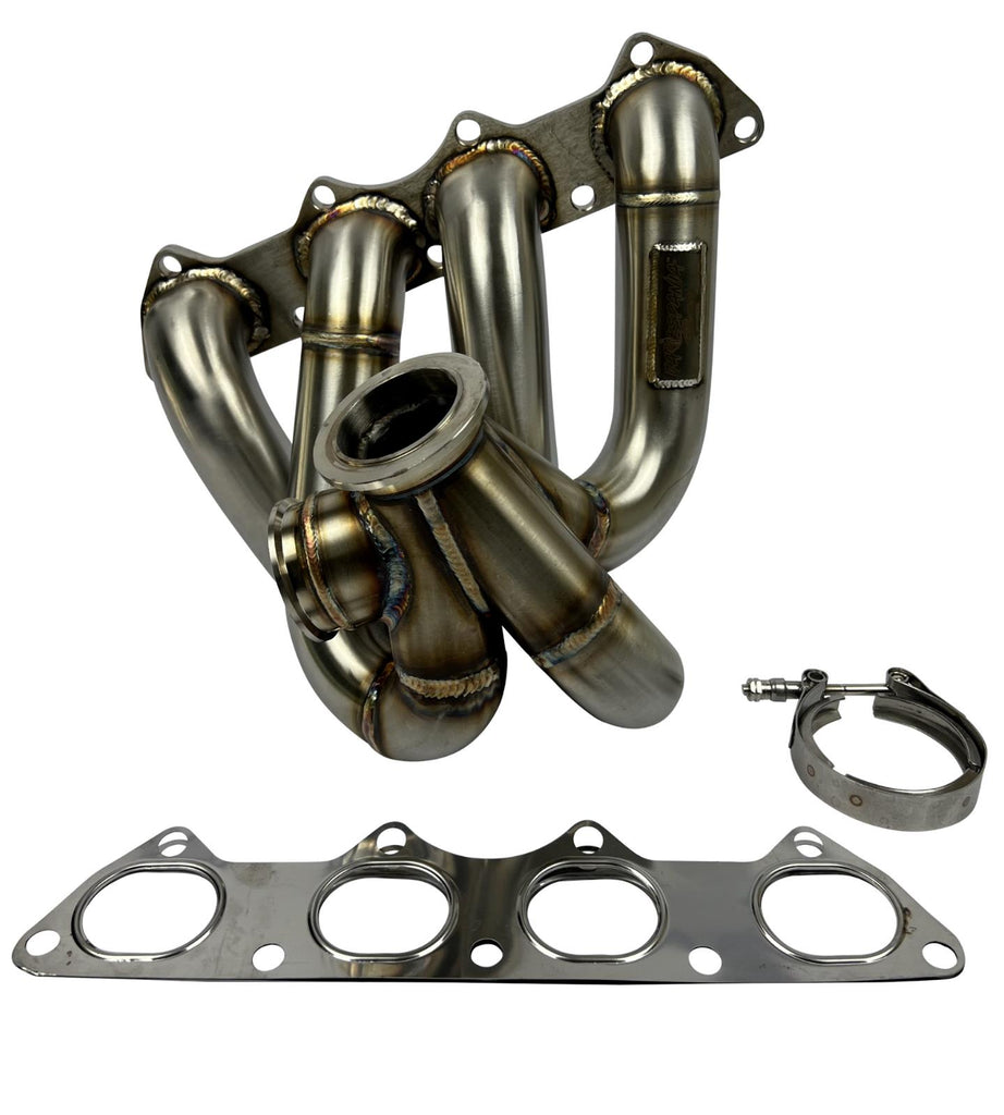 B Series Top Mount Turbo Manifold AC Compatible B16 B18 B20 Precision PTE Vband - JackSpania Racing
