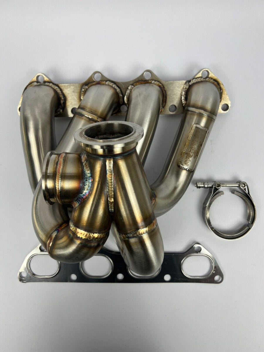 B Series Top Mount Turbo Manifold AC Compatible B16 B18 B20 Precision