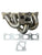 Tubular Turbo Manifold For Mitsubishi Lancer Evo X 10 2008-2015 4B11T 2.0L TD05 - JackSpania Racing
