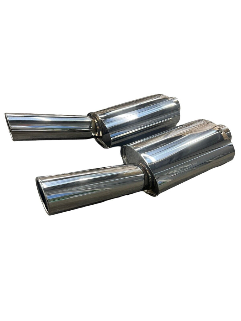 Fireball Mega Blastpipe Muffler VIP Tip Bozo Boso Left & Right Dual 3" Inch L R - JackSpania Racing