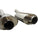Fireball Mega Blastpipe Muffler VIP Tip Bozo Boso Left & Right Dual 3" Inch L R - JackSpania Racing