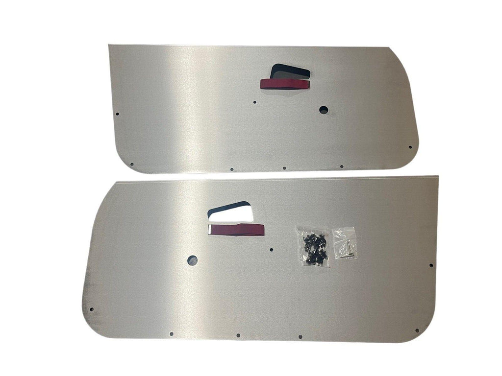 Aluminum Door Panels Fits Honda Civic 92-95 Coupe Hatch EG Card LHD Manual Strap