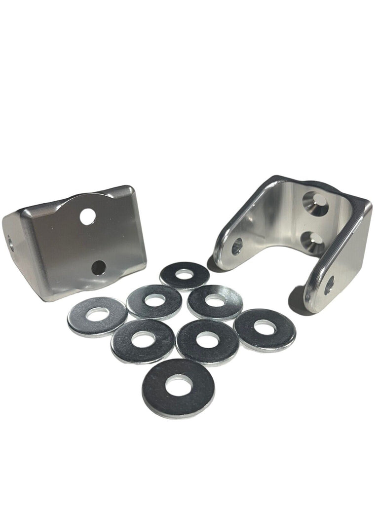 Billet Rear Lower Shock Mount Brackets For Strange Engineering Honda AWD FWD CNC - JackSpania Racing