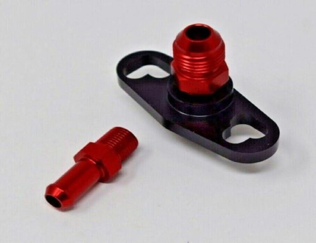 Fuel Pressure Regulator FPR Adapter For Nissan GTR R32 R33 R34 RB20 RB25 1/8NPT - Jack Spania Racing