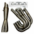 D Series 4-1 Hood Exit Race Exit Header Honda Acura EG EK DC2 Civic D16Y8 D16Z6 - Jack Spania Racing