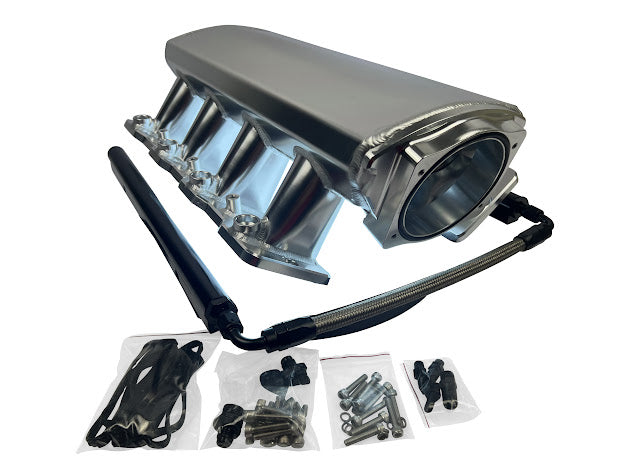 LS Low Profile Metal Fabricated Intake Manifold DBC LS1 LS2 LS6 92mm 1 ...