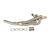 JackSpania Racing BMW E30, E36, Z3 1.8L 1.9L DOHC exhaust header showing polished metal pipes and flange connection.