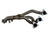 BMW E46 M3 3 Series S54 3.2L exhaust manifold header from JackSpania Racing, showing the metal construction and flange connection.