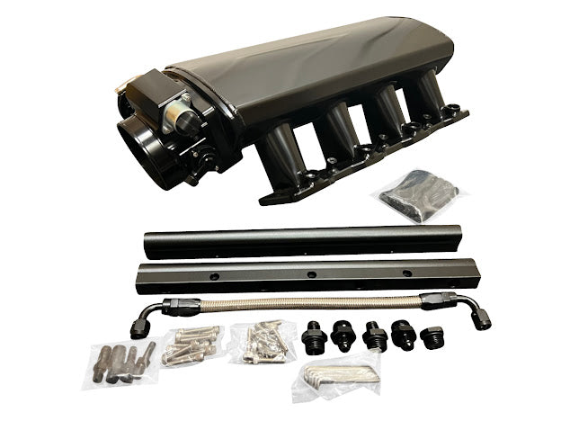 LS Low Profile Metal Fabricated Intake Manifold DBC LS1 LS2 LS6 92mm ...