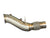 BMW B48 catless performance downpipe by JackSpania Racing for 220i, 330i, 420i, 430i, X1, X2, Z4 models, close-up view.