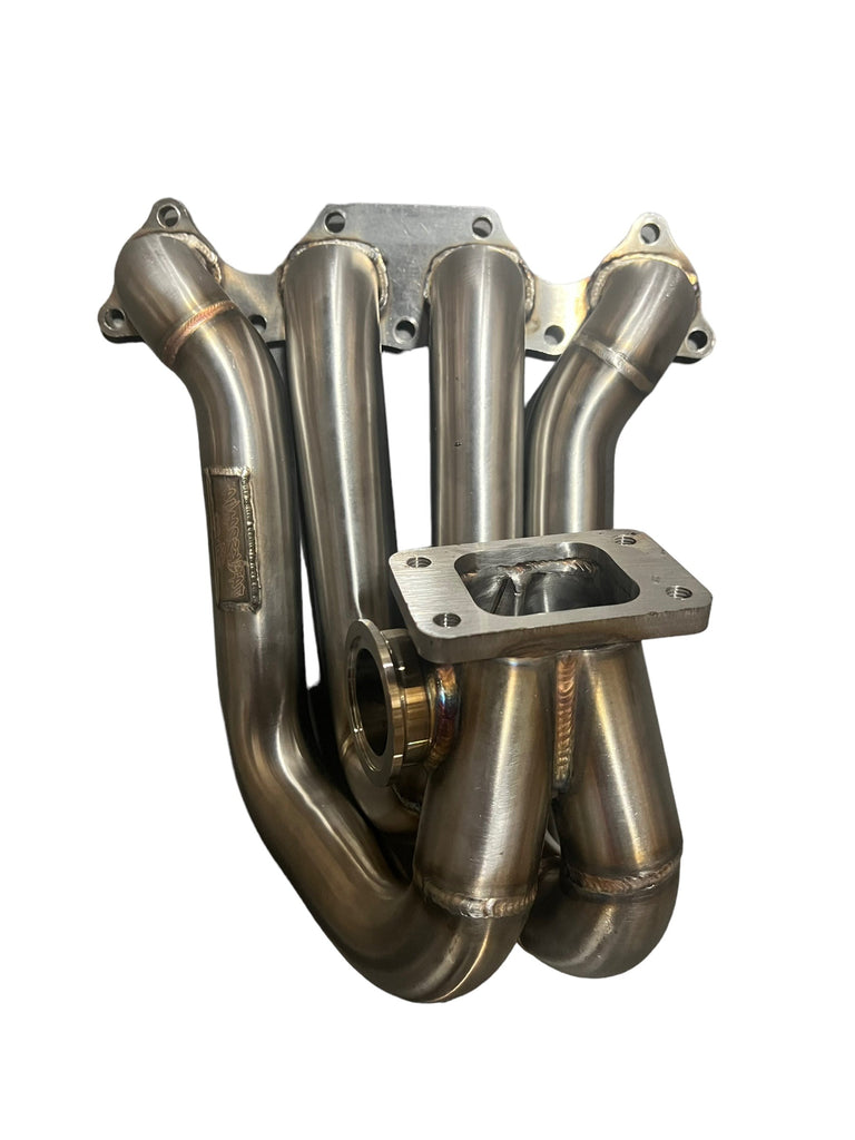 H Series T3 Top Mount Turbo Manifold GSR Si H22A F20B 44mm For Civic DC2 H22 - JackSpania Racing