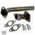 Stainless steel 35mm / 38mm wastegate dump tube elbow for exhaust systems, compatible with TiAL fitment by JackSpania Racing.