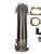 JackSpania Racing Acura TL 2004-2008 primary catless downpipes test pipes exhaust system showing polished metal pipes.