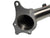 JackSpania Racing high flow exhaust downpipe for Honda Civic Type R FK8/FL5 and Integra Type S DE5, showcasing the polished metal pipe