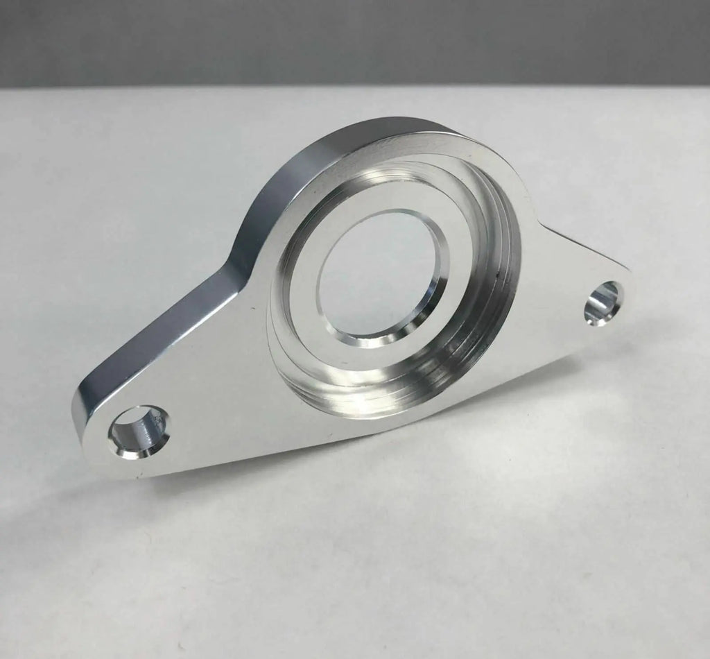 Subaru HKS SSQV flange for Impreza WRX and STi, Jack Spania Racing engine part for BOV blow-off adapter, metal engine component