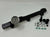 High flow fuel rail for Honda Prelude H22 H23 and Accord F22 engines by Jack Spania Racing, shown in metallic finish with mounting ports.