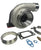 Jack Spania Racing GT3584RS Billet Wheel Turbocharger for engine performance, showing the turbocharger with billet wheel and polished metal parts.