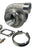 Jack Spania Racing GT3584RS billet wheel turbocharger, engine part with polished metal housing and detailed turbine blades.