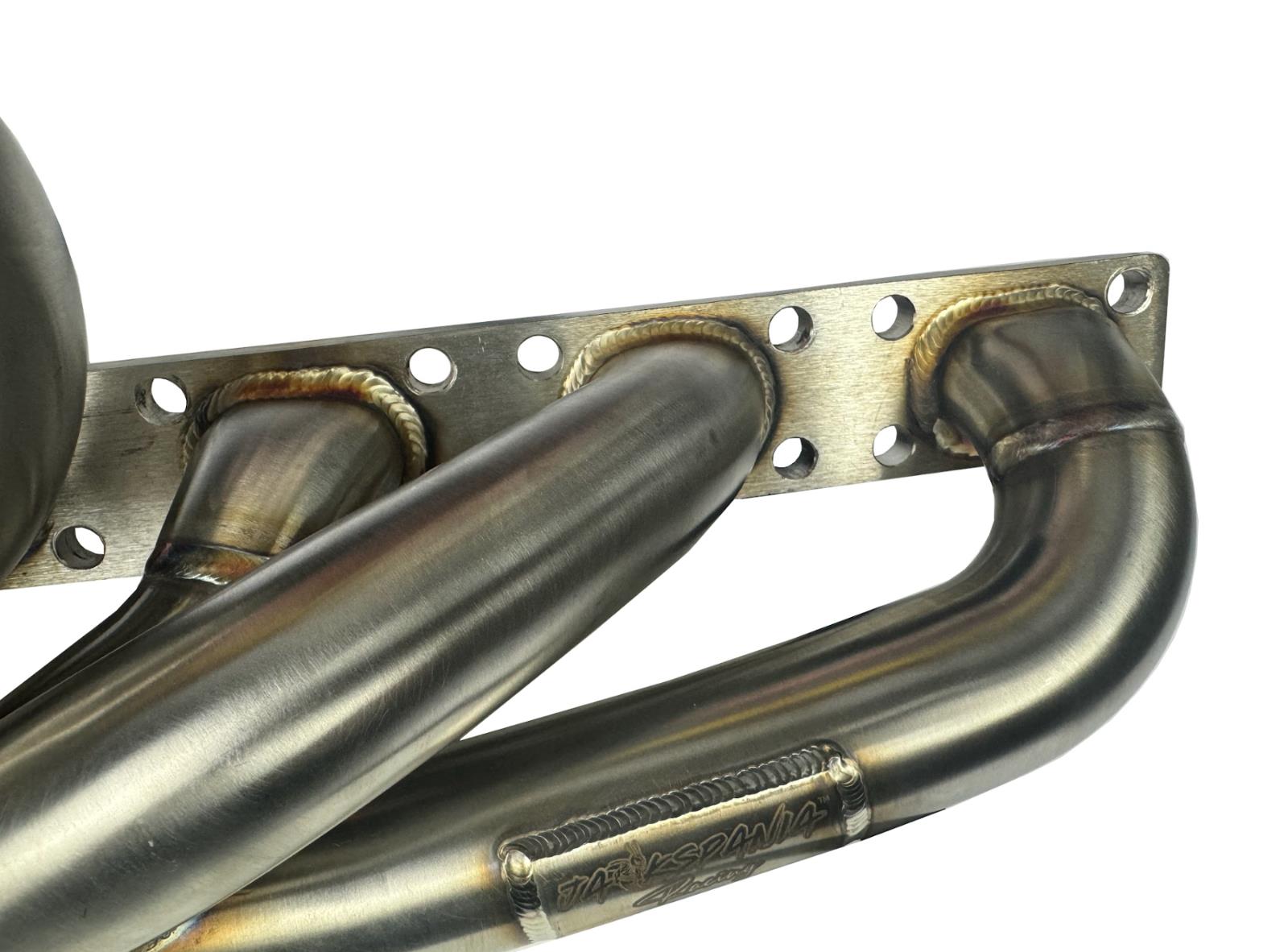E46 Rear Tubular BMW E46 E36 E39 Tubular Top Mount Turbo Manifold T3 T4 Flange 44mm ...