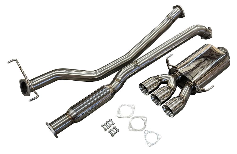 Tri Tip 3" CatBack Exhaust for Honda Civic Si Sport FK7 1.5T Coupe 17-21 Turbo