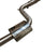 3" Stainless Dual Catback Exhaust Muffler For 15-17 VW Golf GTI 2.0L Turbo MK7