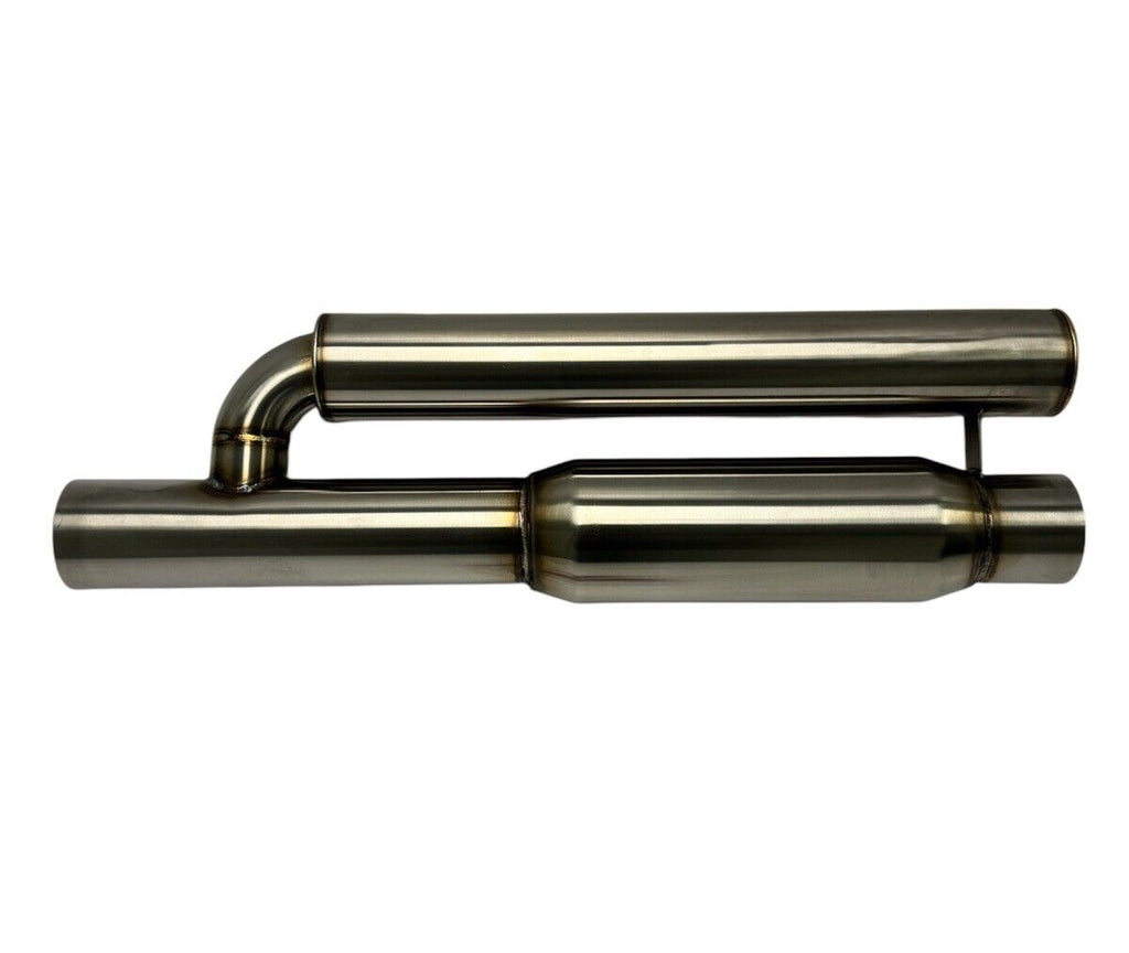 3" Inch Resonator Muffler Helmholtz Style Ultra Quiet Quarter Wavelength 304 SS