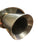 Dual Wall Short Tip 2.5 Inch Muffler Oval 2.5" Inlet 3.5" Outlet Quiet EG EK