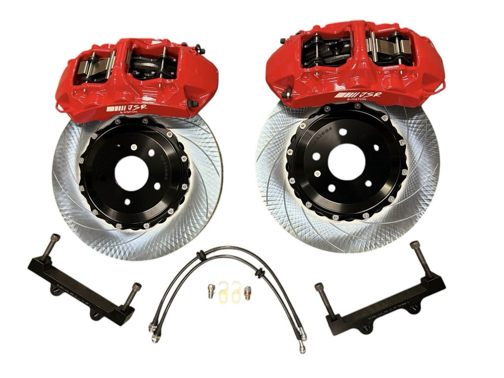 Big Brake Kit 14" Front Slotted Rotor Caliper For Nissan 350Z Infiniti G35 BBK