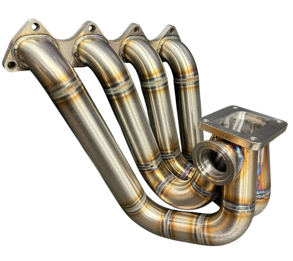 “Buy once, cry once” B Series T4 Top Mount Turbo Manifold B16 B18 B20 44mm 316SS Back Purged EG EK DC