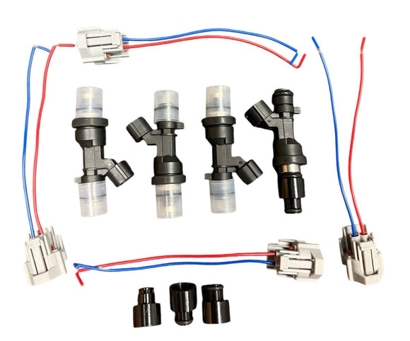 4 x 1200cc B D H Series B16 B18 B20 D16 D18 F22 H22 Flow Matched Fuel Injectors