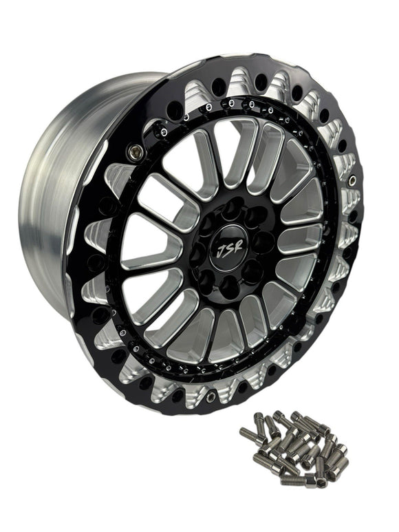 JSR Forged 15 X 7 Single Outer Beadlock Bead Lock 2 Piece Wheel 4 X 100 +20