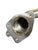 High-flow performance downpipe for 2013-2017 Honda Accord K24 2.4L by JackSpania Racing, showing polished metal and exhaust pipe.
