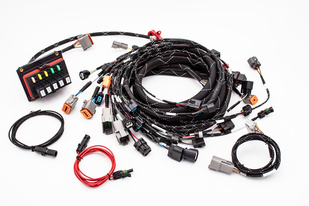 JackSpania Racing standalone K Series engine harness for Fueltech FT550, K20, K24, with built-in fusebox for K swap EG EK DC RWD.